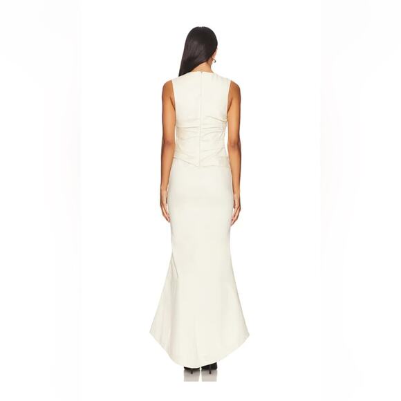 Camila Coelho Lucia Maxi Dress in Ivory NWT MSRP $278 Size XS - Picture 3 of 4